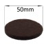 50mm Round Self Adhesive Furniture Felt Pads ( 4 pads per sheet )